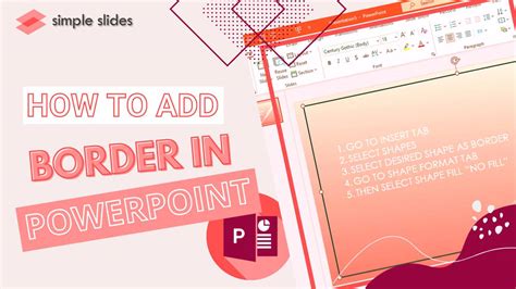 how to border in powerpoint