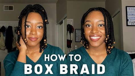 The How To Box Braid Short Hair Without Extensions For Long Hair