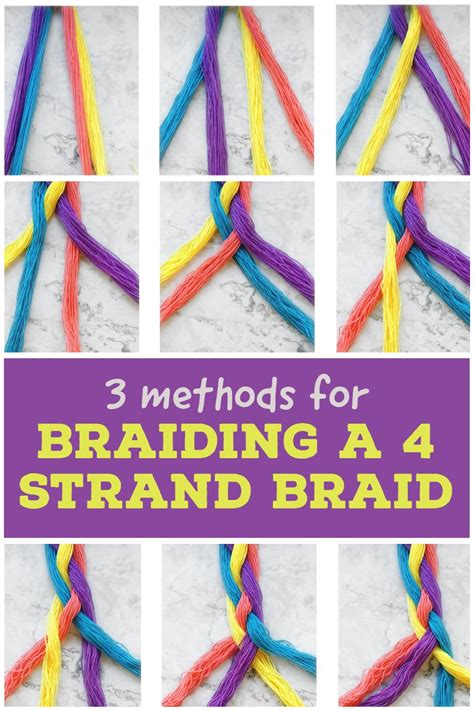 How To Braid A Four Strand Braid