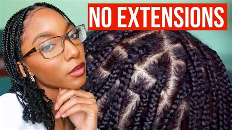 Unique How To Braid Natural Hair Without Extensions For Short Hair