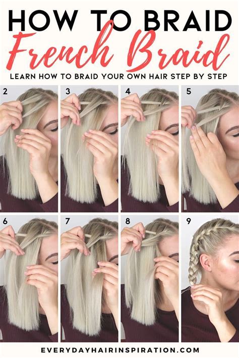 Stunning How To Braid Your Own Hair Short For Long Hair