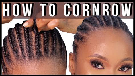 Stunning How To Braid Your Own Short Hair Black Girl With Simple Style