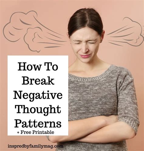 how to break negative thought patterns