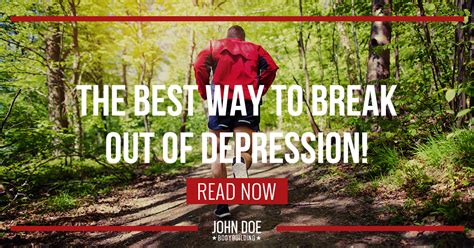 how to break out of depression