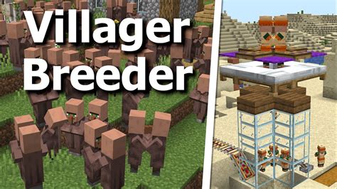how to breed villager minecraft