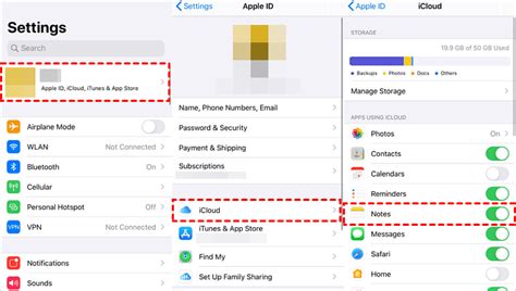 how to bring back notes from icloud