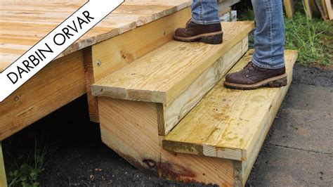 how to build 2 step box stairs