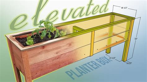 how to build a basic planter box