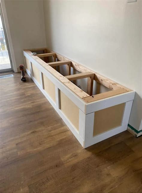 DIY BUILTIN STORAGE BENCH TUTORIAL ONE ROOM CHALLENGE