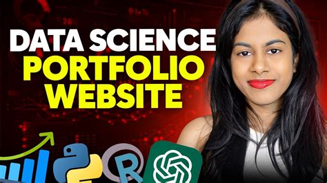 how to build a data science portfolio website with chatgpt