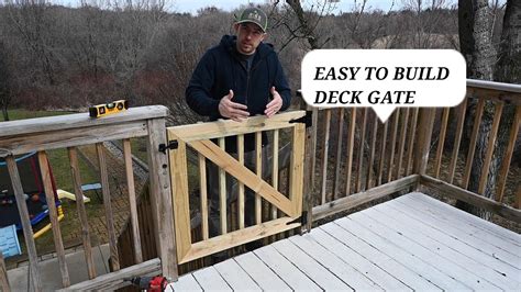 Why Buy It, When You Can Build It Deck Gate