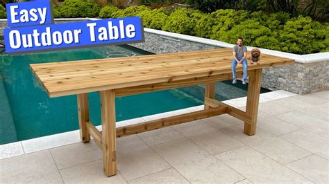 How To Build A Deck Table