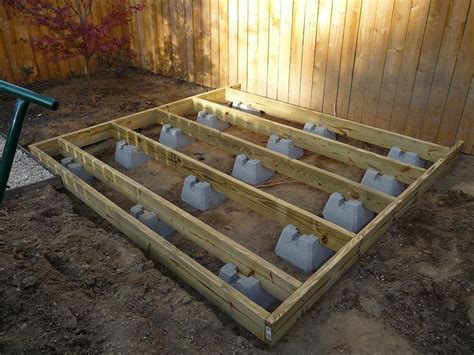 How To Build A Deck Using Cinder Blocks