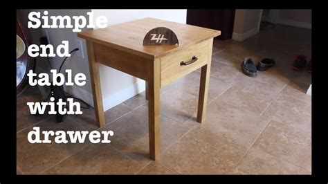 Build End Table With Drawer Plans DIY Free Download Free Wood Shed