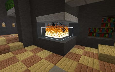 how to build a fireplace in minecraft