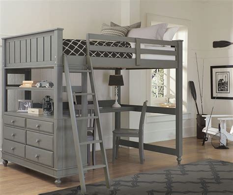 Full Size Bunk Bed With Desk Ideas on Foter