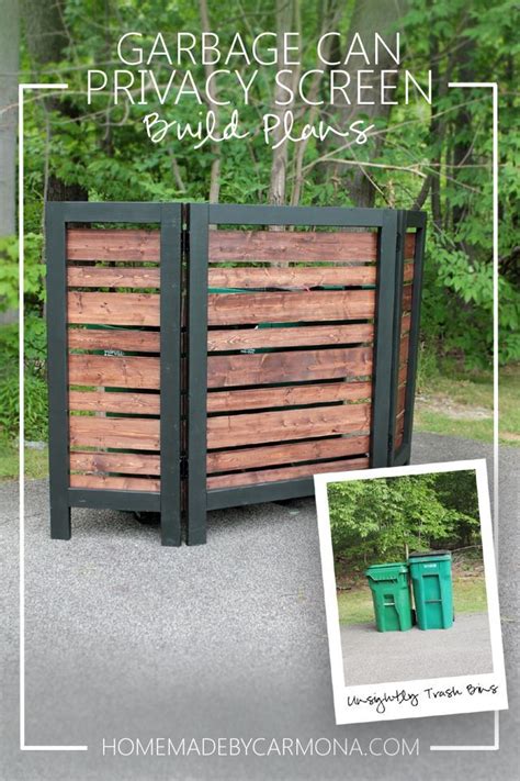 How To Build A Garbage Can Screen