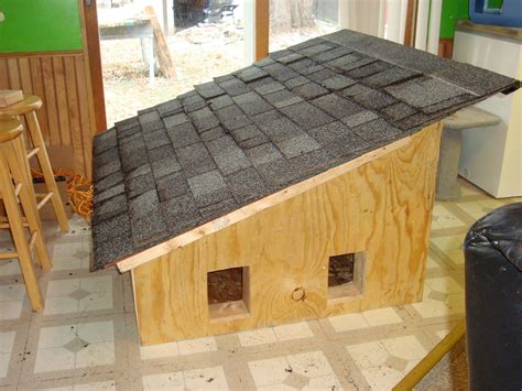 how to build a heated cat house