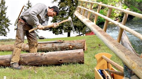 How To Build A Log Bridge