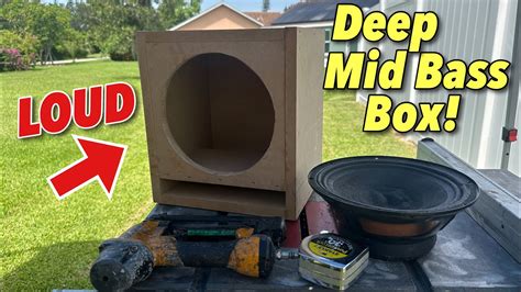 How To Build A Midrange Speaker Box