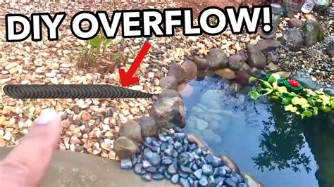 How To Build A Pond Overflow