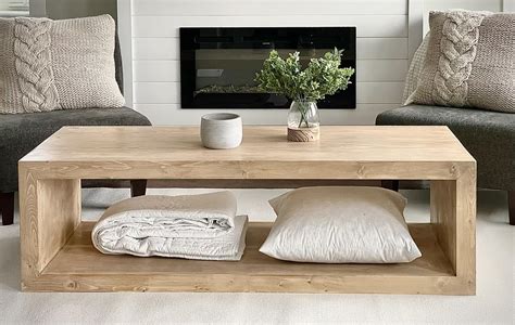 How To Build A Rectangular Coffee Table
