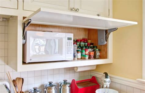 How To Build A Shelf For Over The Range Microwave