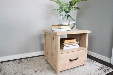 How To Build A Side Table With A Drawer