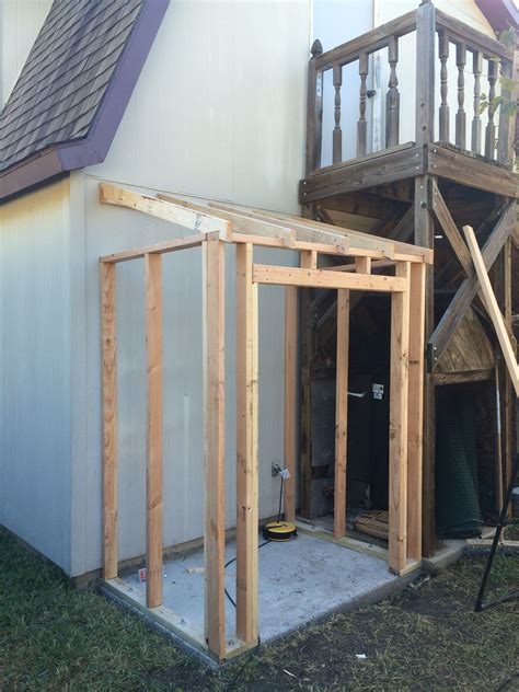 Building a Lean To Shed Framing and Siding Wilker Do's Shed frame