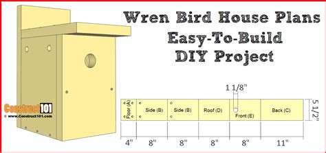 how to build a wren bird house