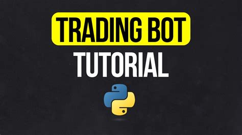 how to build an algorithmic trading bot with python
