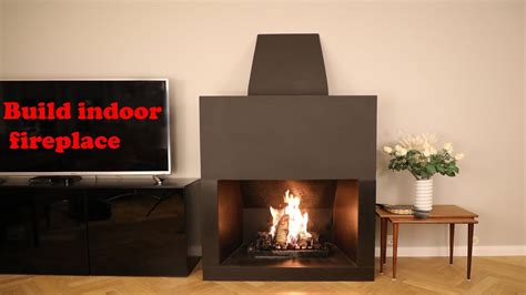 how to build an indoor fire