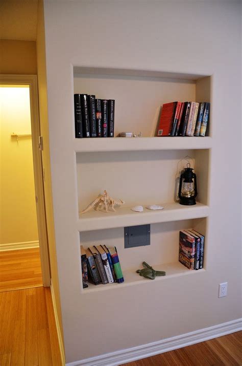 how to build built in shelves in wall