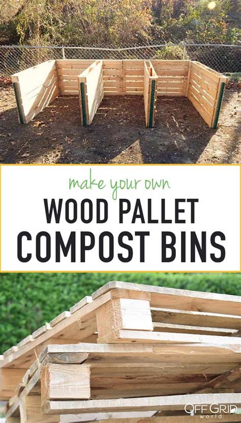 How To Build Compost Bin With Pallets