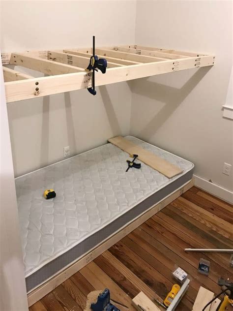 How To Build Floating Bunk Bed