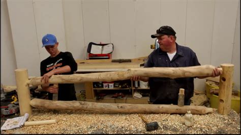 How To Build Log Furniture Video