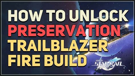 how to build preservation trailblazer