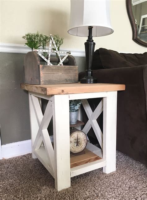 Ana White Our Rustic End Table DIY Projects