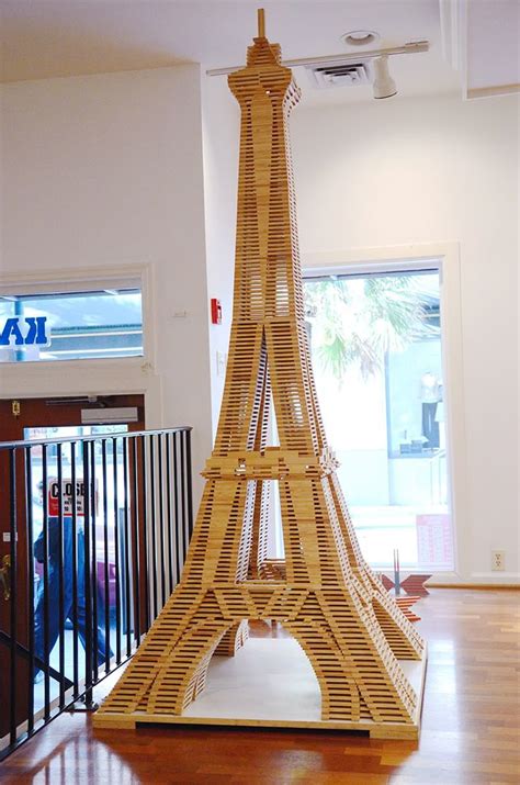 how to build the eiffel tower with popsicle sticks