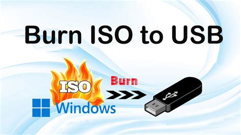 how to burn iso file to bootable usb in windows 10