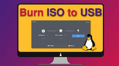 how to burn ubuntu iso to usb on linux