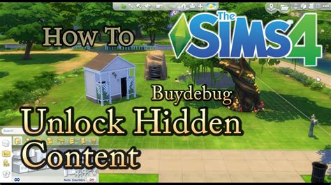 How To Buy Hidden Objects Sims 4