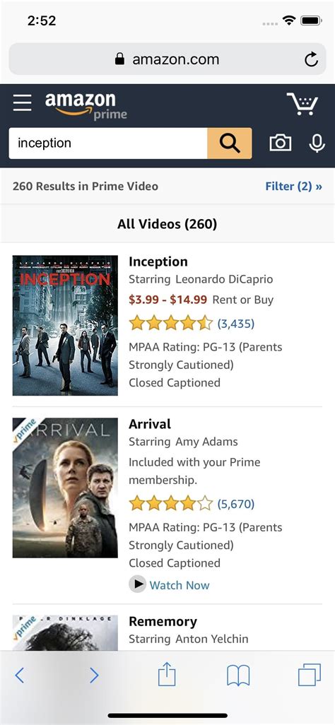 how to buy movies on amazon prime video app
