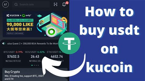 how to buy usdt in kucoin