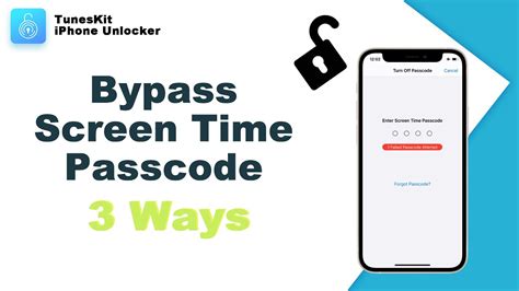 how to bypass screen time no passcode