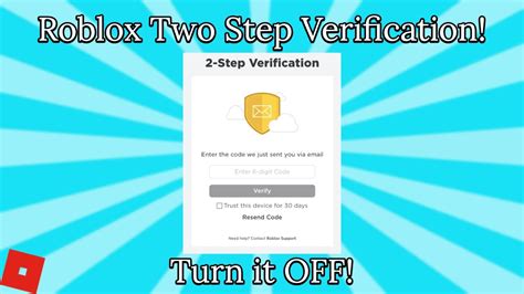 How To Bypass Two Step Verification Roblox