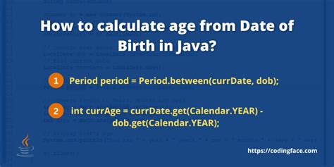 how to calculate age based on date of birth in java