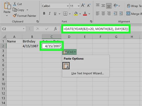how to calculate age in excel in mm/dd/yyyy