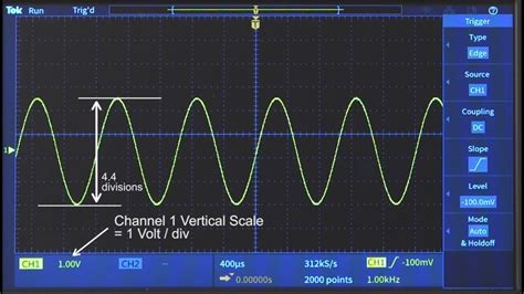 How To Calculate Amplitude From Oscilloscope