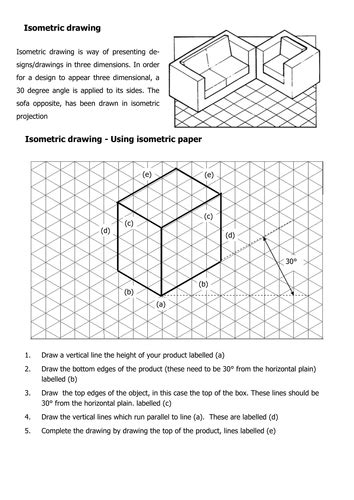 How To Calculate An Angle Using Isometric Grid Paper